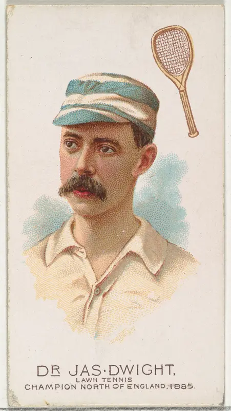 Dr. James Dwight, Lawn Tennis Champion North of England 1885, from World's Champions, Series 2 (N29) for Allen & Ginter Cigarettes Wall Art by Allen & Ginter - High-Resolution Digital Print
