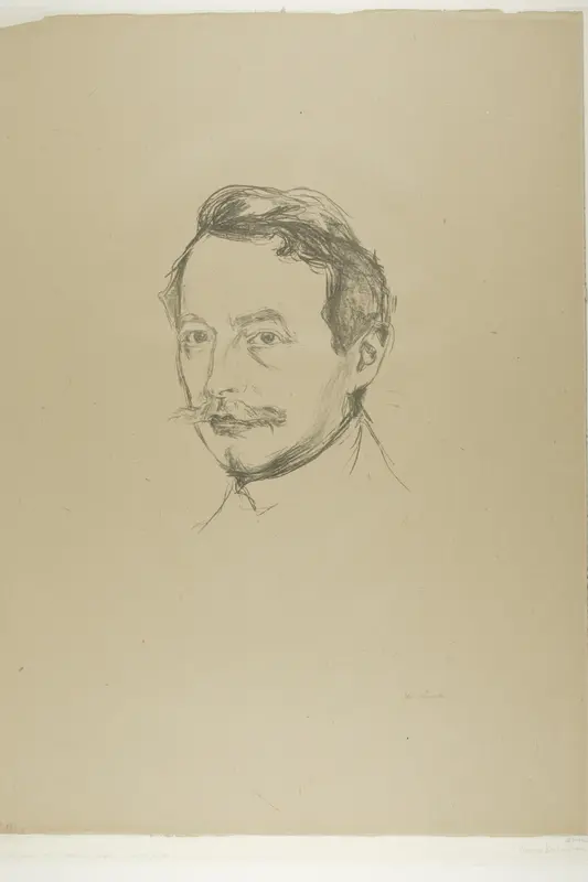 Dr. Max Linde Wall Art by Edvard Munch - High-Resolution Digital Print
