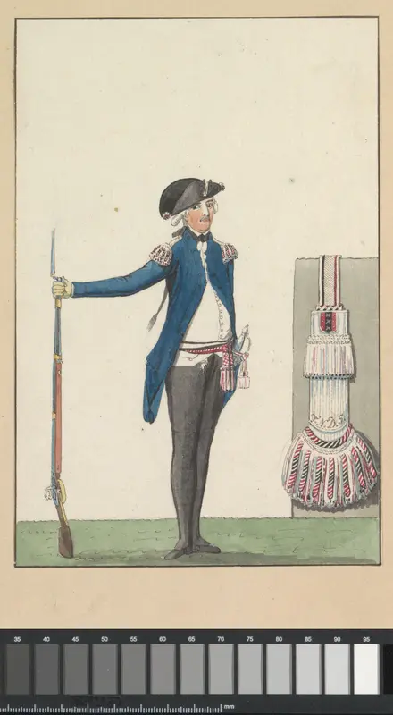 Dragonder van het Genootschap tot Nut der Schutterij te Amsterdam, 1787 Wall Art by anonymous - High-Resolution Digital Print