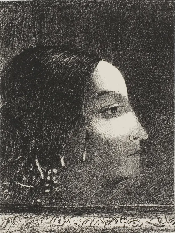 Dramatic and Grandiose with Her Face like that of a Druid Priestess