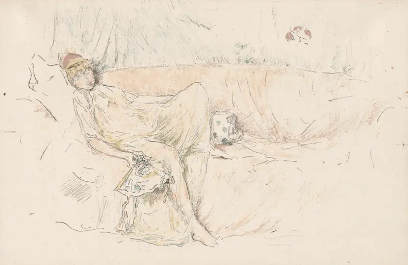 Draped Figure, Reclining