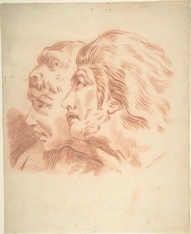 Drawing for "La Colonne Trajane" Wall Art by François Boucher - High-Resolution Digital Print