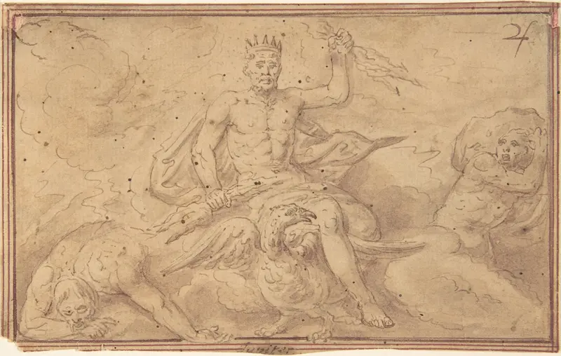 Drawings of the Zodiac Wall Art by Anonymous, Netherlandish, 16th century - High-Resolution Digital Print