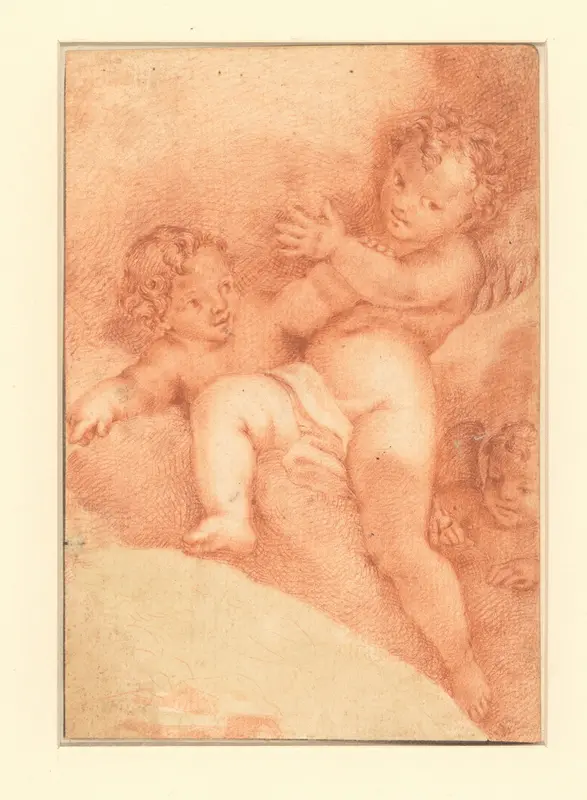 Drie engeltjes Wall Art by anonymous - High-Resolution Digital Print