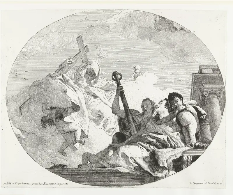 Drie goddelijke deugden Wall Art by Unknown - High-Resolution Digital Print