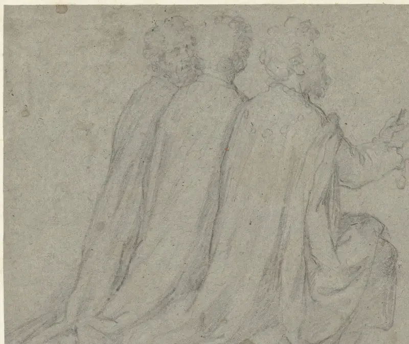 Drie hoogwaardigheidsbekleders Wall Art by Girolamo Sicciolante - High-Resolution Digital Print