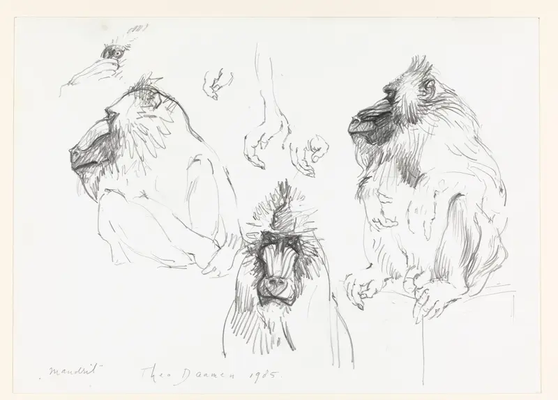 Drie mandrils Wall Art by Unknown - High-Resolution Digital Print
