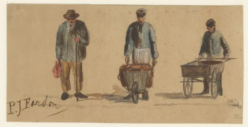 Drie mannen Wall Art by Unknown - High-Resolution Digital Print