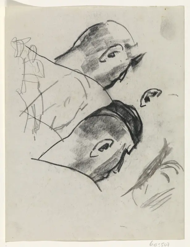 Drie mannenhoofden Wall Art by Leo Gestel - High-Resolution Digital Print