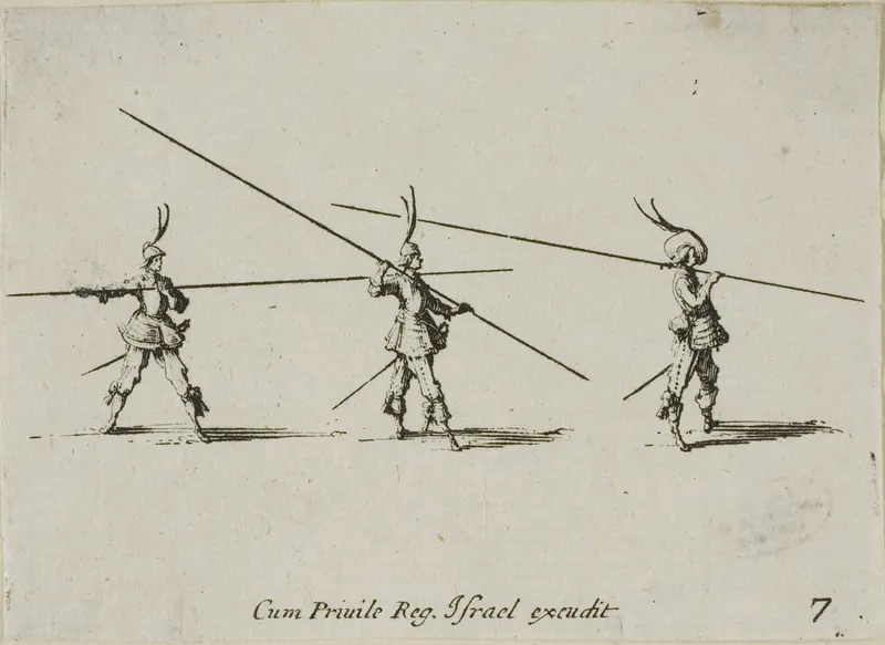 Drill with the Musket, plate seven from The Military Exercises