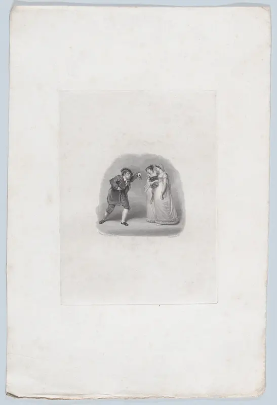 Dromio, Adriana and Luciana (Shakespeare, Comedy of Errors, Act 4, Scene 2) Wall Art by Charles Pye Jr. - High-Resolution Digital Print