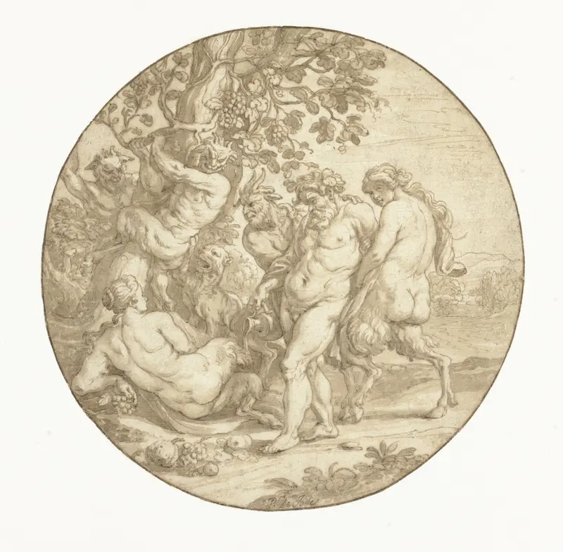 Dronken Silenus Wall Art by Pieter de Jode (I) - High-Resolution Digital Print