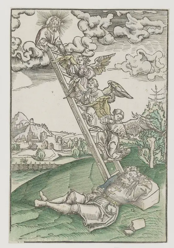 Droom van Jakob Wall Art by Lucas Cranach (I) - High-Resolution Digital Print