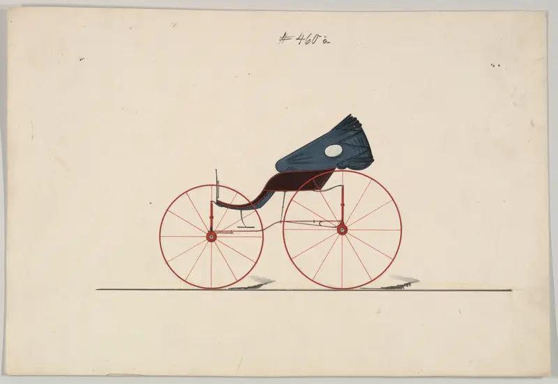 Drop Front Wagon #460à Wall Art by Brewster & Co. - High-Resolution Digital Print
