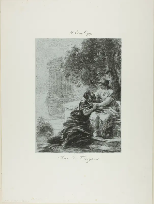 Duet of the Trojans, first plate