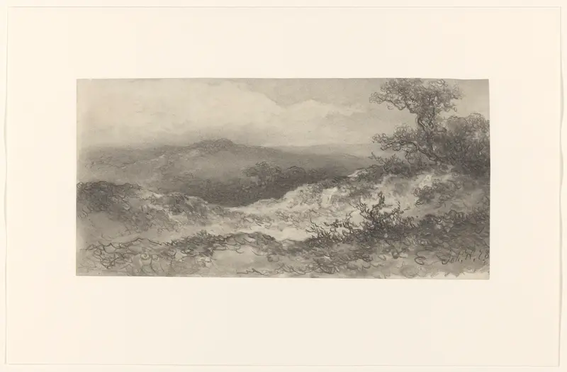 Duinlandschap Wall Art by Johannes Hilverdink - High-Resolution Digital Print