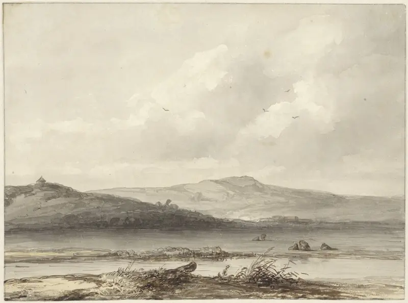 Duinlandschap Wall Art by Johannes Franciscus Hoppenbrouwers - High-Resolution Digital Print