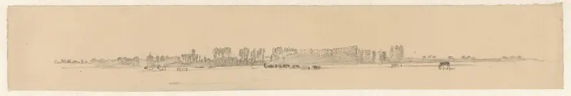 Duinlandschap Wall Art by Guillaume Anne van der Brugghen - High-Resolution Digital Print