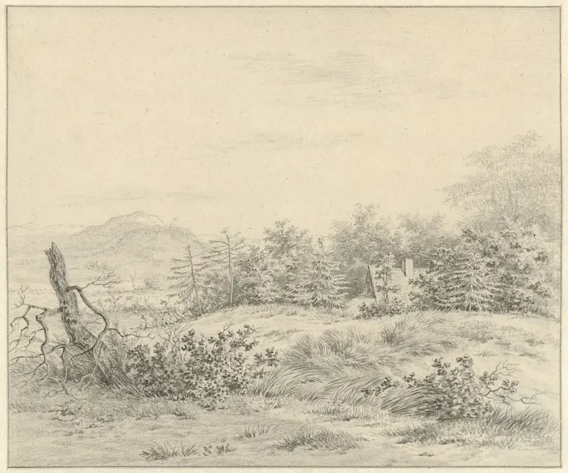 Duinlandschap bij Bloemendaal Wall Art by Johan Christiaan Willem Safft - High-Resolution Digital Print