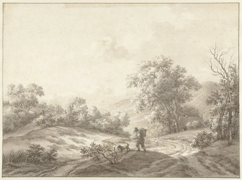Duinlandschap bij Kraantje Lek boven Haarlem Wall Art by Unknown - High-Resolution Digital Print