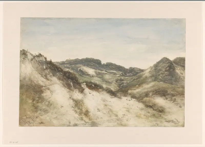 Duinlandschap bij Zorgvliet Wall Art by Unknown - High-Resolution Digital Print