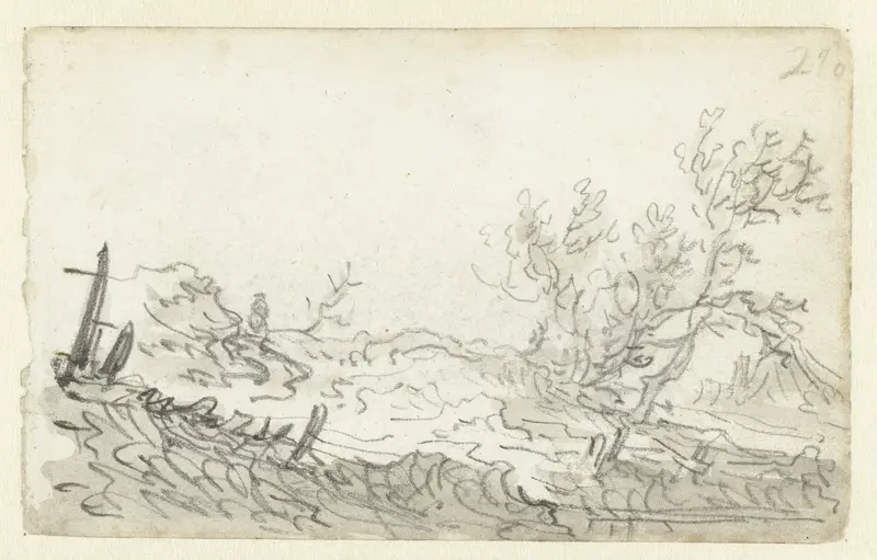 Duinlandschap met bomen Wall Art by Jan van Goyen - High-Resolution Digital Print