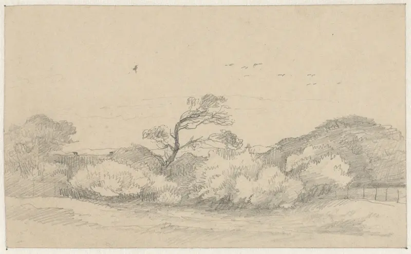 Duinlandschap Zorgvliet Wall Art by Guillaume Anne van der Brugghen - High-Resolution Digital Print