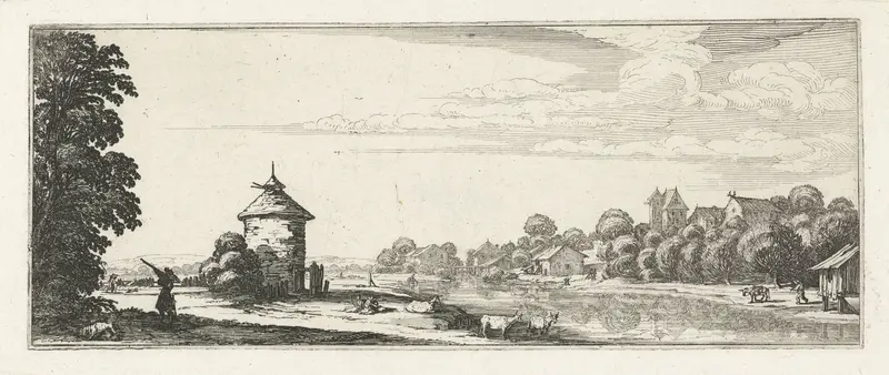 Duiventil Wall Art by Jacques Callot - High-Resolution Digital Print