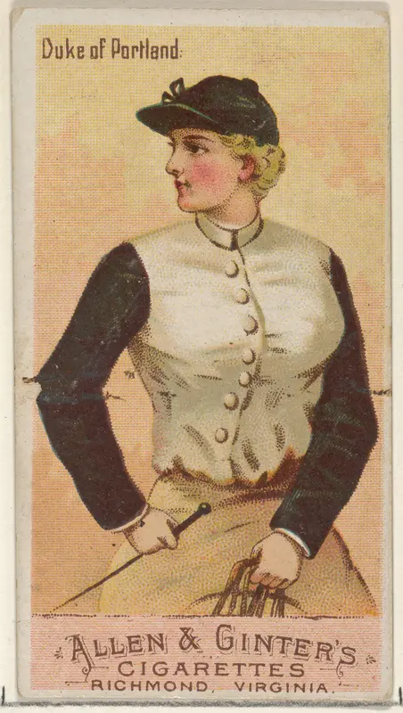 Duke of Portland, from the Racing Colors of the World series (N22a) for Allen & Ginter Cigarettes Wall Art by Allen & Ginter - High-Resolution Digital Print