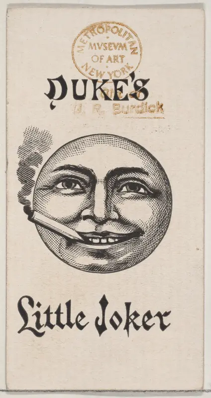 Duke's Little Joker, from the Playing Cards series (N84) for Duke brand cigarettes Wall Art by W. Duke, Sons & Co. - High-Resolution Digital Print