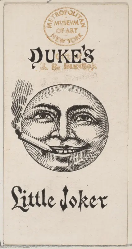 Duke's Little Joker, from the Playing Cards series (N84) to promote Turkish Cross-Cut Cigarettes for W. Duke, Sons and Co. Wall Art by W. Duke, Sons & Co. - High-Resolution Digital Print