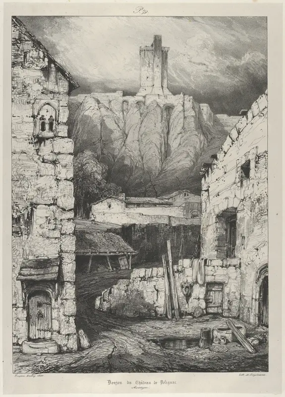 Dungeon of the Polignac Castle Wall Art by Eugène Isabey - High-Resolution Digital Print