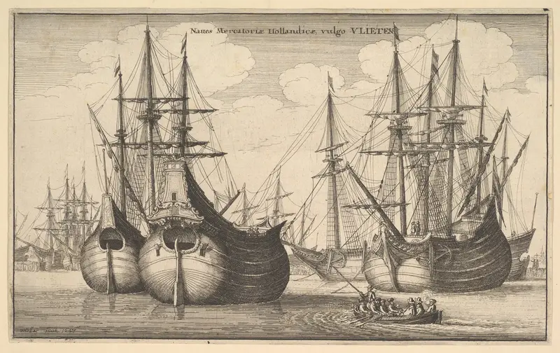 Dutch Freighters or Flutes (Naues Mercantoriæ Hollandicæ, vulgo VLIETEN)
