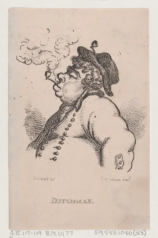 Dutchman Wall Art by Thomas Rowlandson - High-Resolution Digital Print