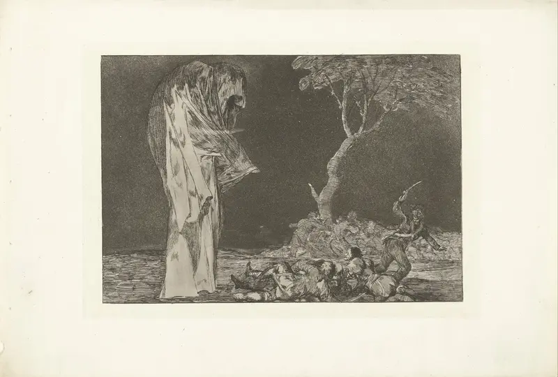 Dwaasheid van de angst Wall Art by Francisco de Goya - High-Resolution Digital Print