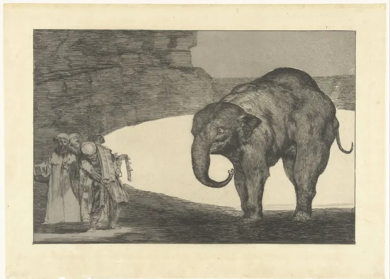 Dwaasheid van het beest Wall Art by Francisco de Goya - High-Resolution Digital Print