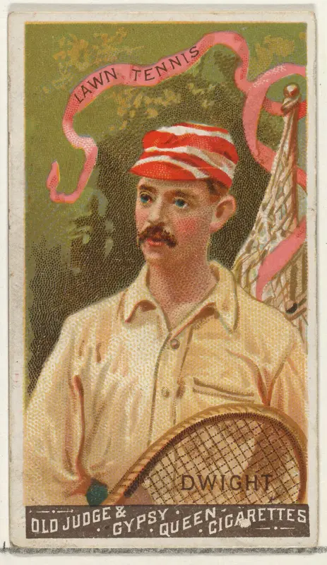 Dwight, Lawn Tennis, from the Goodwin Champion series for Old Judge and Gypsy Queen Cigarettes Wall Art by Goodwin & Company - High-Resolution Digital Print