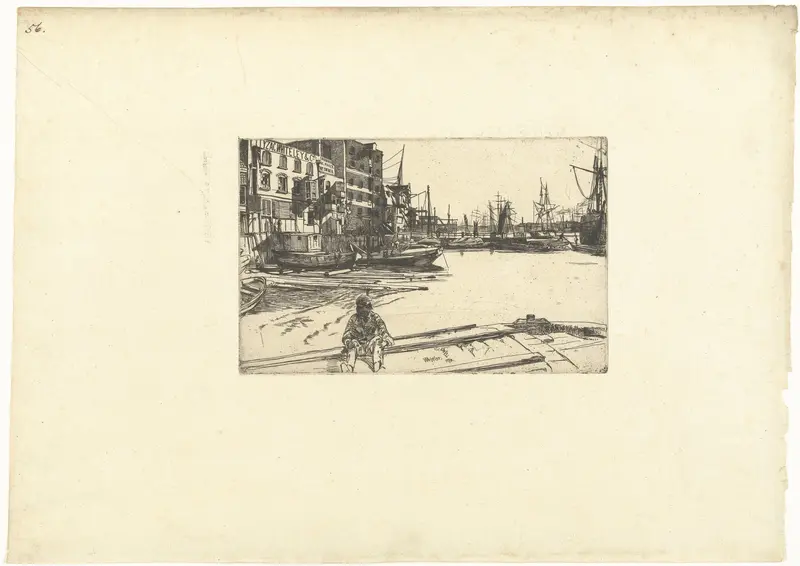 Eagle Wharf aan de Theems Wall Art by Unknown - High-Resolution Digital Print