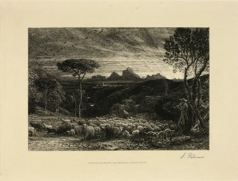Early Morning Wall Art by Samuel Palmer - High-Resolution Digital Print