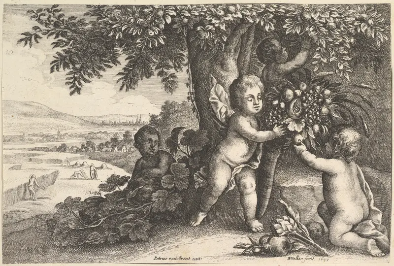 Earth Wall Art by Wenceslaus Hollar - High-Resolution Digital Print