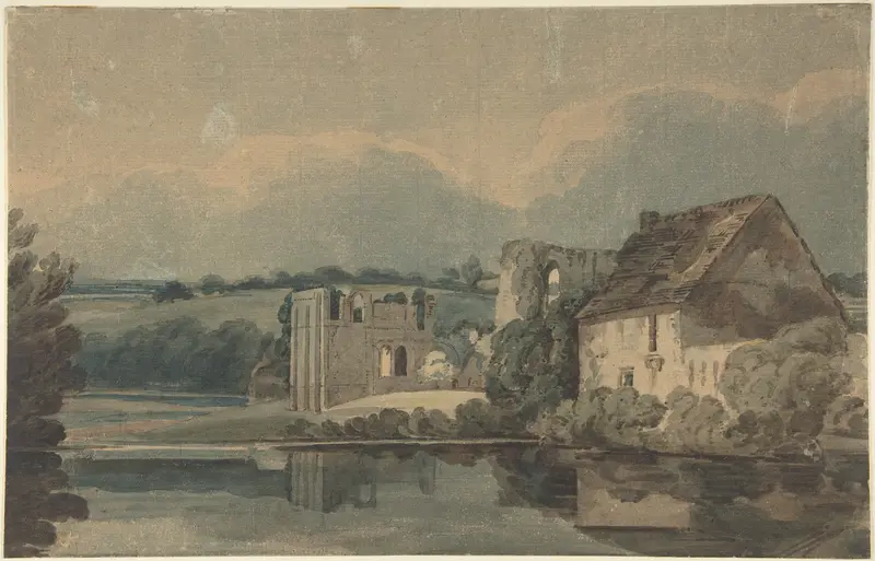 Easby Abbey Wall Art by Thomas Girtin - High-Resolution Digital Print