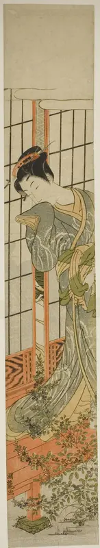 Eavesdropping Wall Art by Isoda Koryusai - High-Resolution Digital Print