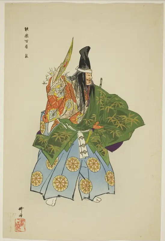 Ebira, from the series "One Hundred No Dramas (Nogaku hyakuban)"