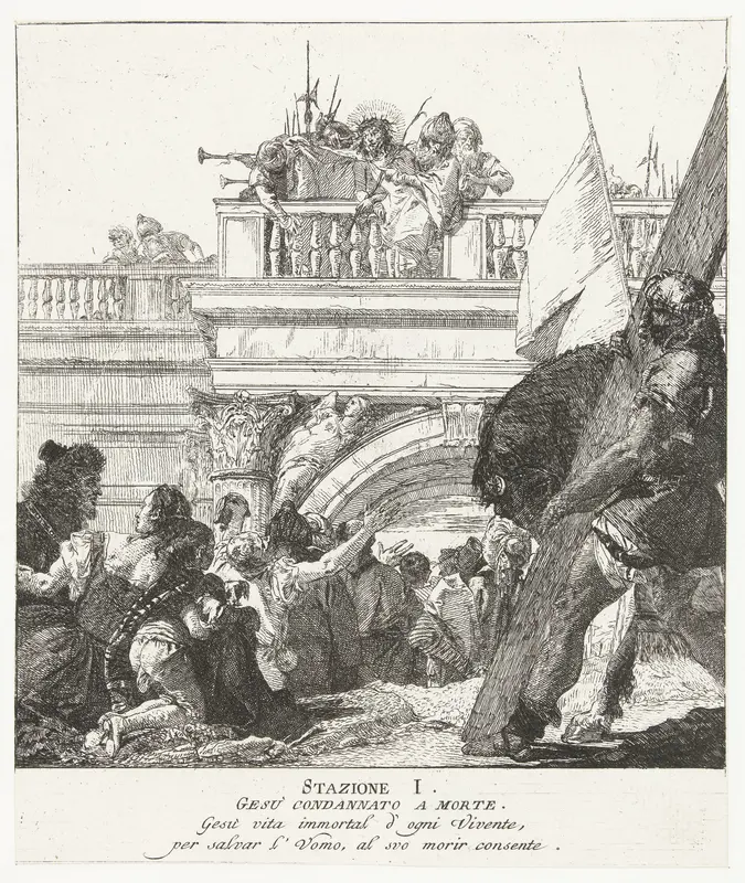 Ecce Homo Wall Art by Giovanni Domenico Tiepolo - High-Resolution Digital Print