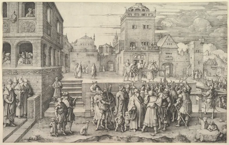 Ecce Homo Wall Art by Lucas van Leyden - High-Resolution Digital Print