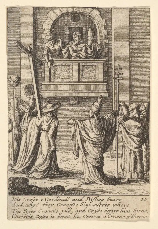 Ecce Homo Wall Art by Wenceslaus Hollar - High-Resolution Digital Print