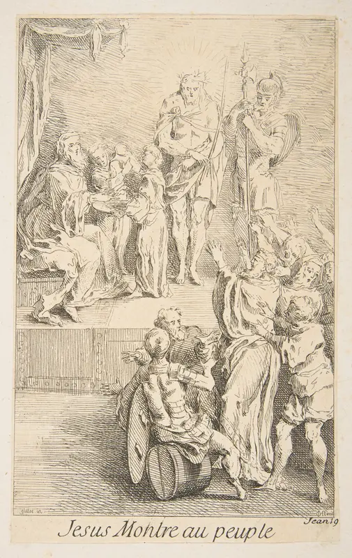 Ecce Homo Wall Art by Claude Gillot - High-Resolution Digital Print