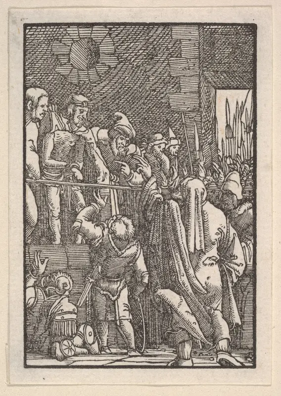Ecce Homo, from "The Fall and Salvation of Mankind Through the Life and Passion of Christ" Wall Art by Albrecht Altdorfer - High-Resolution Digital Print