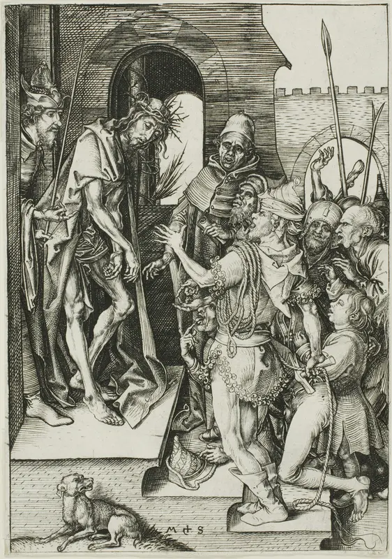 Ecce Homo, from The Passion Wall Art by Martin Schongauer - High-Resolution Digital Print