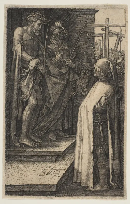 Ecce Homo, from "The Passion" Wall Art by Albrecht Dürer - High-Resolution Digital Print